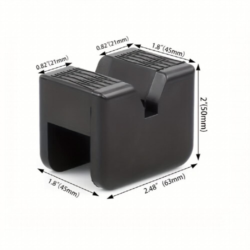 1pc Jack Rubber Pad Cushion Pad Slotted Frame Rail Clamp Welding Protector 2