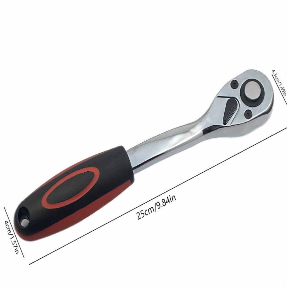 72 Teeth 2 In 1 Ratchet Wrench Twist Wrench 885677490305