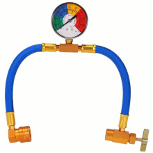 R134A Automotive AC Refrigerant Charging Hose Kit Charging Hose With Meter A C 1 2 Charging Measuring Kit