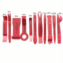 11pcs Auto Trim Removal Tool No Scratch Plastic Pry Tool Kit Car Panel Removal Tool Fastener Removal Clip Molding Dashboards Interior Trim Tool