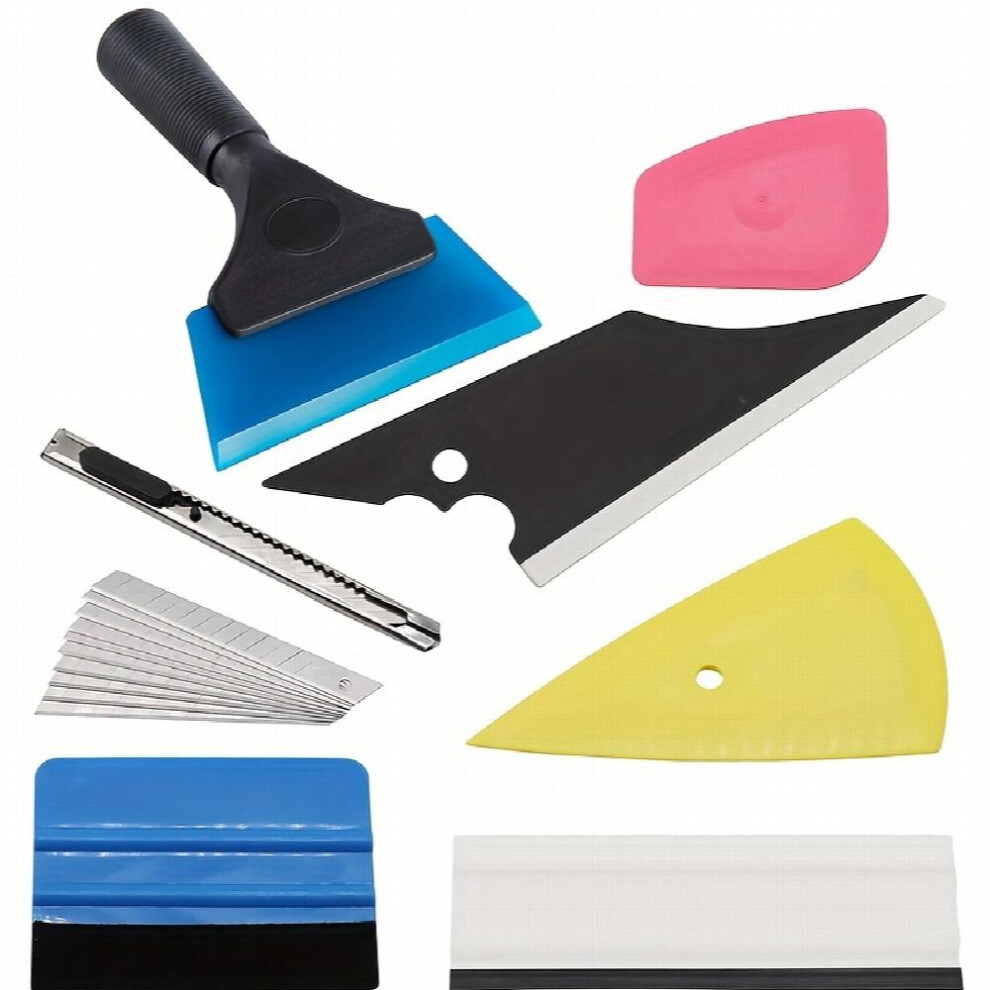 Vinyl Wrap Tool Kit 17Pcs Protective Car Window Tint Tools Kit For Auto Film Tinting Scraper Application Installation W120037 885677490909