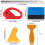 Complete Car Wrapping and Window Tinting Tool Kit Vinyl Scraper Cutter Squeegee Spatulas & More 4