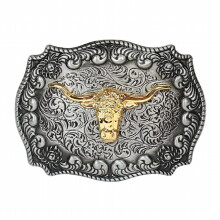 1pc Western Cowboy Bull Head Eagle Belt Buckle Retro Zinc Alloy Belt Buckle Birthday Gift Holiday Gift