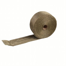 1pc 5M 196inch Banana Cloth Insulation Belt Car Exhaust Pipe Modified High Temperature Heat Insulation Heat proof Durable And Corrosion resistant
