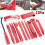 12PCS Auto Door Clip Panel Trim Removal Tools Kits Navigation Blades Disassembly Plastic Car Interior Conversion Repairing Tool 2
