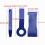 12PCS Auto Door Clip Panel Trim Removal Tools Kits Navigation Blades Disassembly Plastic Car Interior Conversion Repairing Tool 4