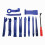 12PCS Auto Door Clip Panel Trim Removal Tools Kits Navigation Blades Disassembly Plastic Car Interior Conversion Repairing Tool 5