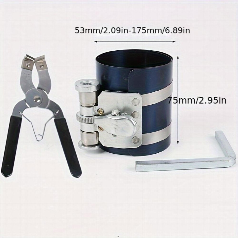 Piston Ring Installer Piston Ring Plier 53 175Mm Piston Ring Compressor Tool Car Engine Vehicle Maintenance Clamp Expander Plier 885677491975
