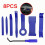 8pcs Car Panel Door Window Tools Kit Auto Trim Removal Tool Kit Auto Clip Fastener Remover Pry Tool Set Automobile Nail Puller 2