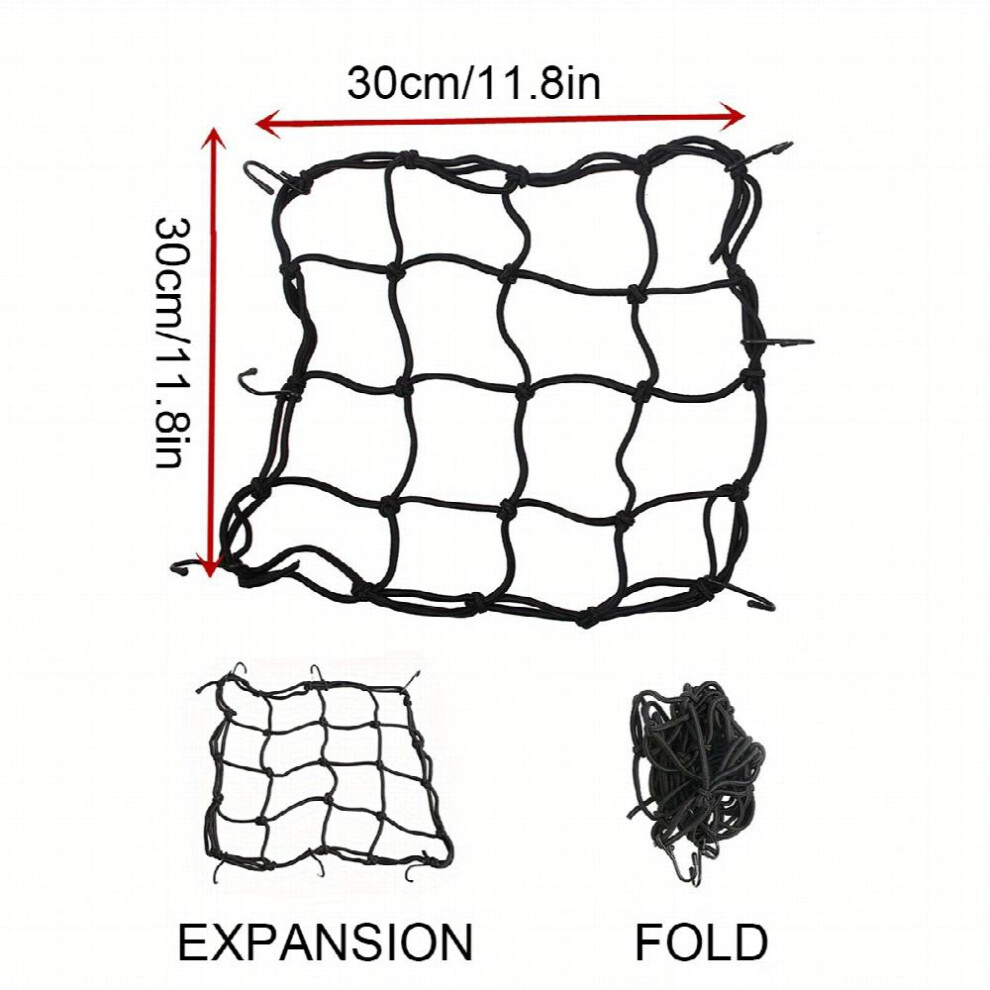 Off Road Vehicle Luggage Net Luggage Rack Elastic Net Pocket Vehicle Trunk Cargo Net Safety Protective Net 885677492354
