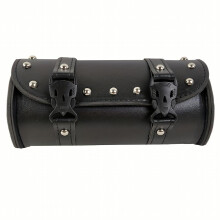 B125 B Motorcycle Cylindrical Bag Retro Leather Prince Saddle Bag