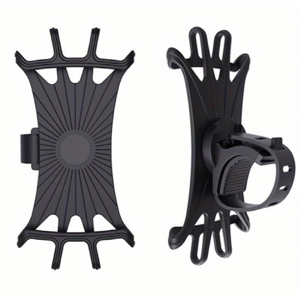 Bicycle Motorcycle Mobile Phone Holders Adjustable 360 Rotation Silicone Bike Phone Holder Phone Accessories Phone Holder Bike 885677492491