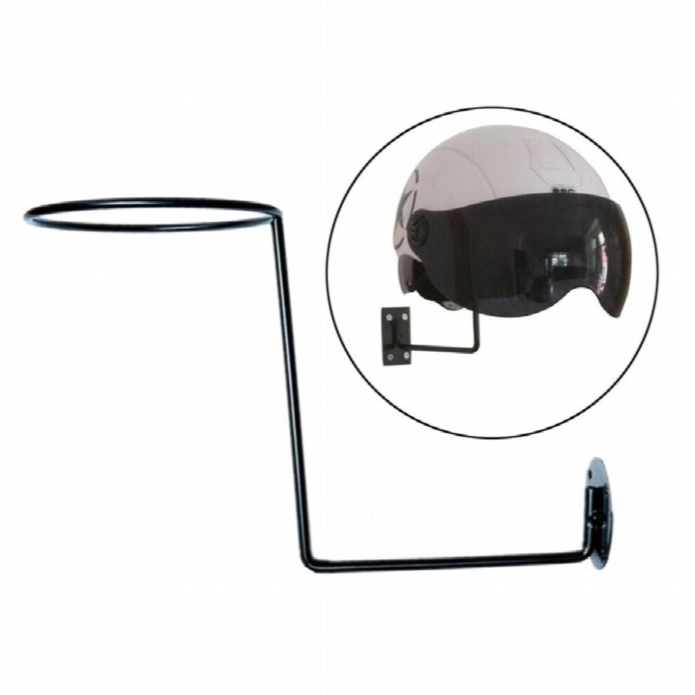 1Pc Motorcycle Helmet Hat Holder Hook Jacket Rack Hanger Display Metal Wall Mounted 885677492835