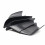 Motorcycle Universal Fixed Wing Carbon Fiber matte Aerodynamic Aileron Modified Rear Wing 1