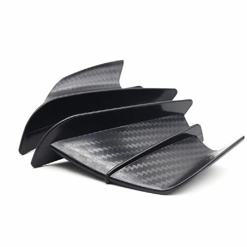 Motorcycle Universal Fixed Wing Carbon Fiber matte Aerodynamic Aileron Modified Rear Wing