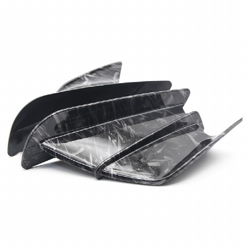 Motorcycle Universal Fixed Wing Carbon Fiber matte Aerodynamic Aileron Modified Rear Wing 2