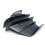 Motorcycle Universal Fixed Wing Carbon Fiber matte Aerodynamic Aileron Modified Rear Wing 4