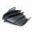 Motorcycle Universal Fixed Wing Carbon Fiber matte Aerodynamic Aileron Modified Rear Wing 5