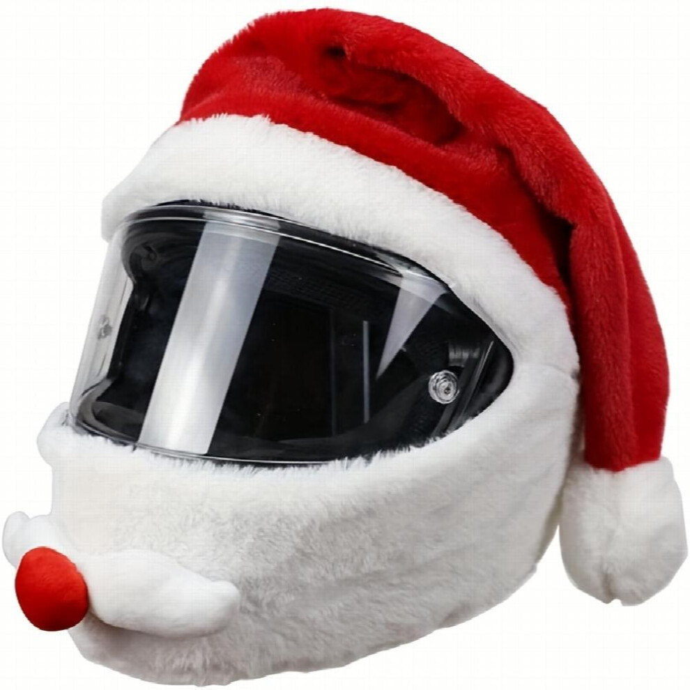 Motorcycle Helmets Christmas Hats Crazy And Funny Santa Claus Motorcycle Helmets Christmas Hats Outdoor Supplies 885677494464