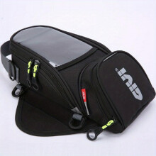 Motorcycle Tank Bag Water Resistant Magnetic Saddle Bag With Phone Holder Rain Cover Motorcycle Accessories