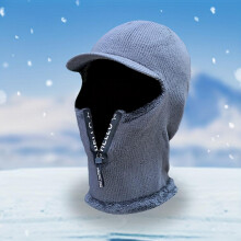 1pc Knitted Scarf One Piece Hat For Men Warm And Padded In Winter Suitable For Cold Weather Riding Motorcycles Skiing Going Out And Other Scenes