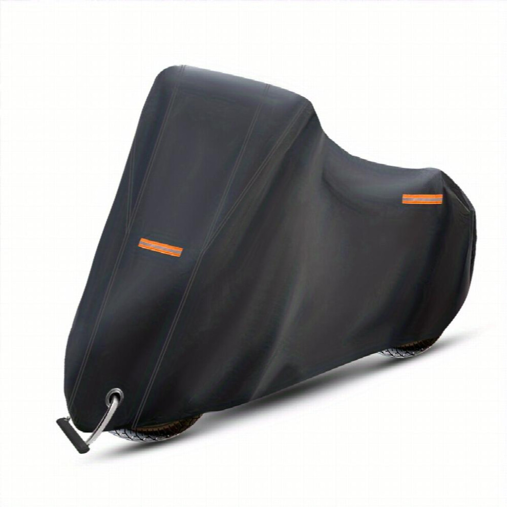 Motorcycle Cover All Season Universal Weather Waterproof Sun Outdoor Protection Durable Night Reflective With Lock Holes-image-OPC-PDH6TGB-NEW