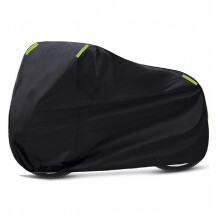 190T Oxford Motorcycle Cover All Season Universal Waterproof Protection with Sun & Night Reflective Durability