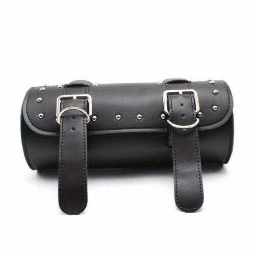 MJ B125 E Retro Cylinder Leather Motorcycle Hanging Bag