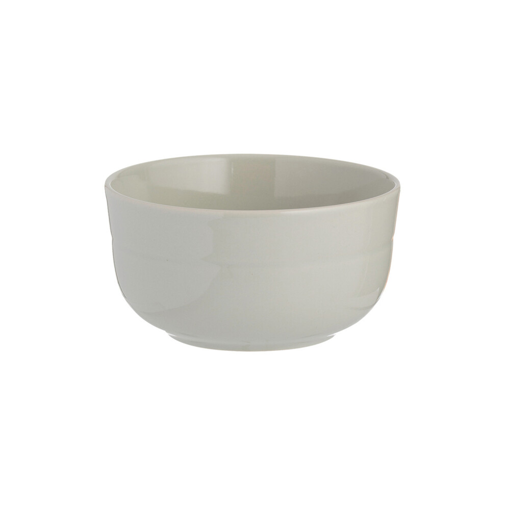 Typhoon World Foods Grey Minimalist Rice Asian Bowl Stoneware Ceramic Food Serveware