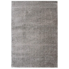 Modern Velvet Shaggy Rug Silver Grey 120x170cm Soft Thick Large Deep Pile Carpet