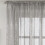 Sparkle Pandora Curtains Voile Net Halo Silver Grey Slot Top Panel 137cm 54" New 1