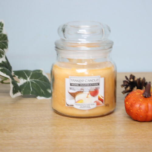Yankee Candle Coconut Peach Yankee Scented Candle Jar Medium 340g Burn Time 60hrs Approx 1