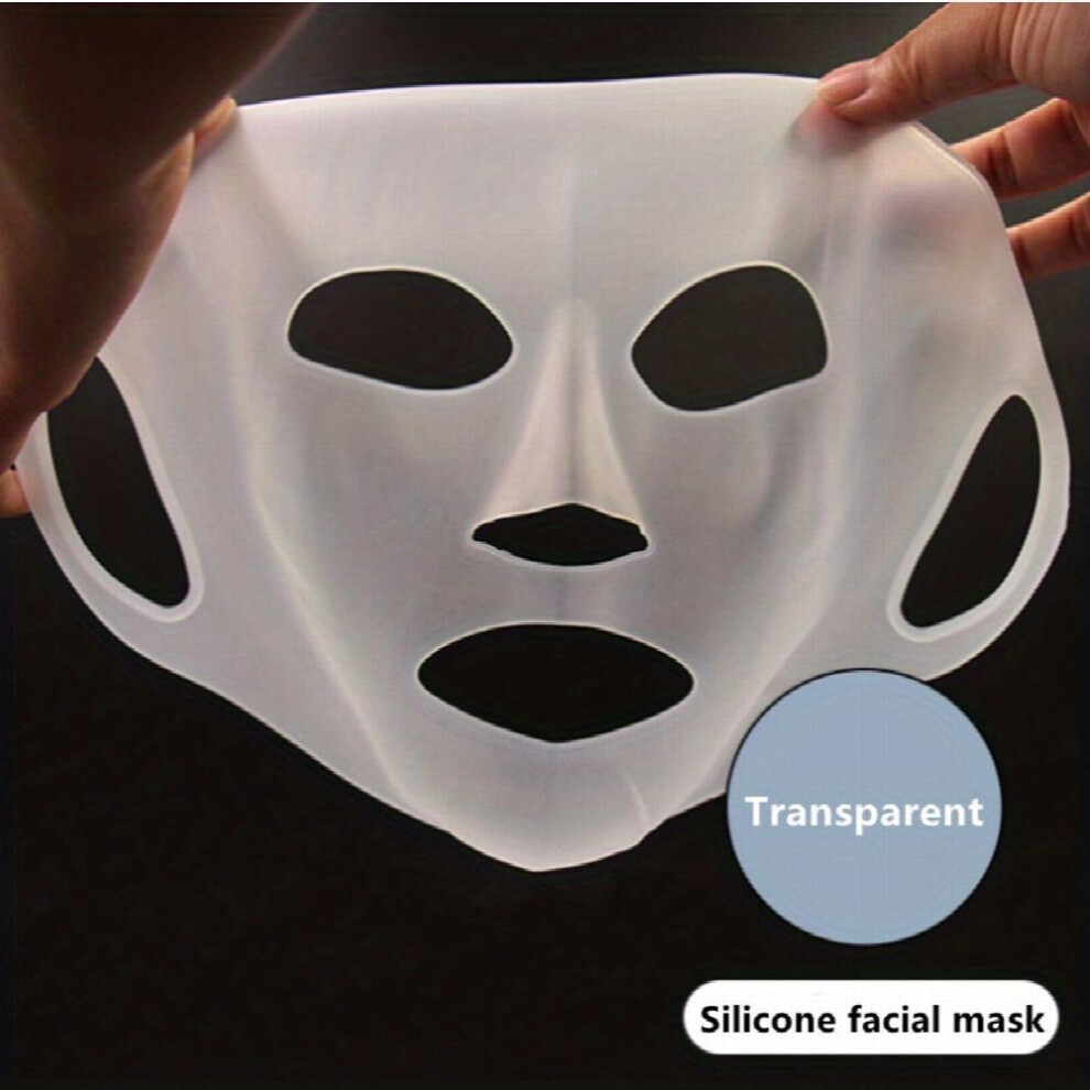 2 Pack Reusable Silicone Face Mask Holder For Sheet Masks Moisturizing Facial Mask Cover Prevent Evaporation Beauty Face Tool 100 Silicone