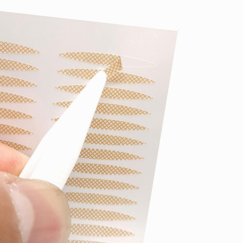 200Pcs Invisible Eyelid Sticker Lace Eye Lift Strips Double Eyelid Tape Adhesive Stickers Eye Tape Tools 5 Sheets