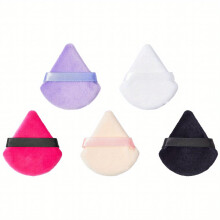 5PCS Powder Puff Powder Fan shaped Fixed Makeup All Fit