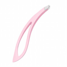 Stainless Steel Ingrown Hair Tweezers Precision Set for Eyebrow and Eyelash Grooming Leaf Shape for Easy Grip and Gentle Removal