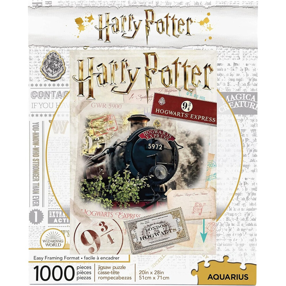 Harry Potter Ticket 1000 Piece Jigsaw Puzzle