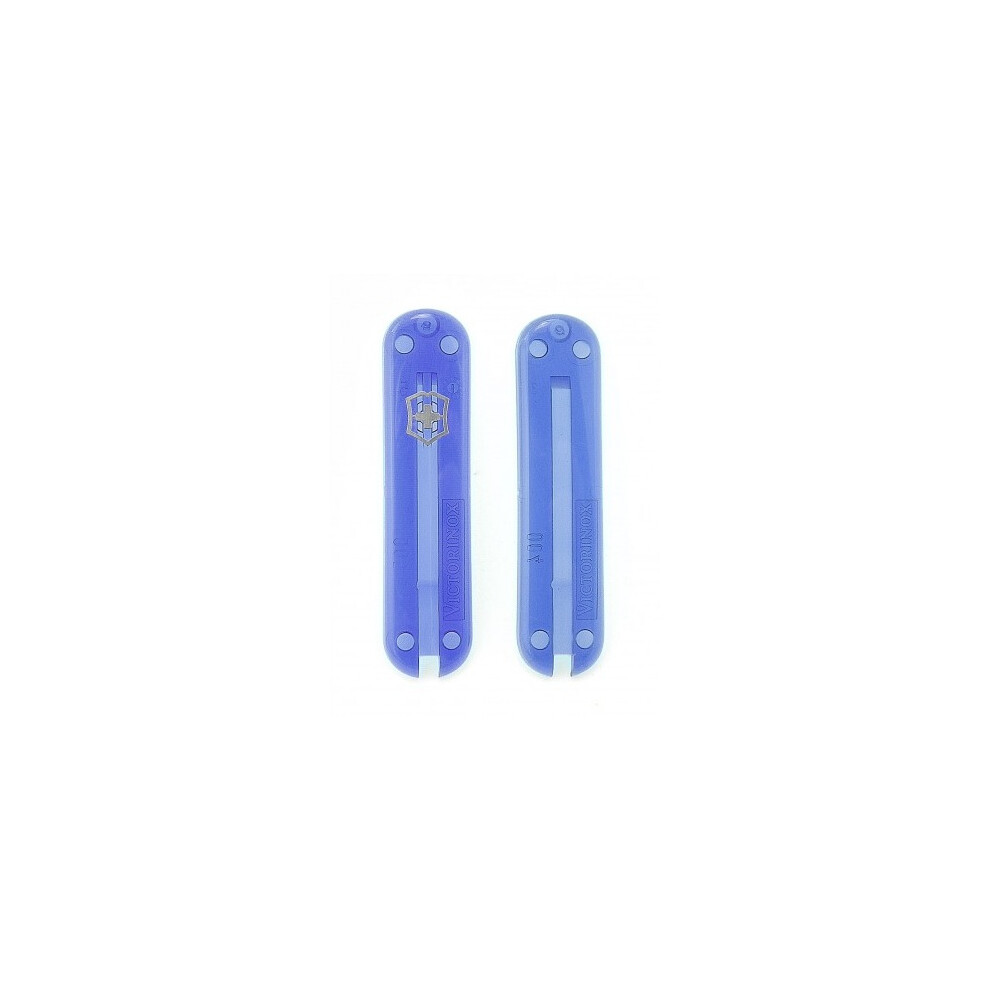 (Translucent Blue) Victorinox Handles for 58mm Swiss Army Knife - Genuine Swiss Victorinox Scales