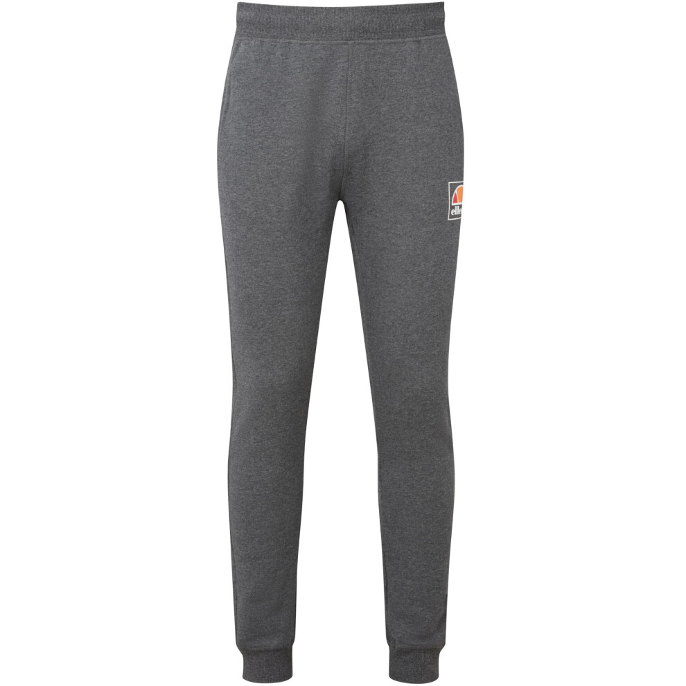 (L, Dark Grey) Ellesse Mens Superos Sweatpants Track Pants Jogging Bottoms Joggers - Dark Grey