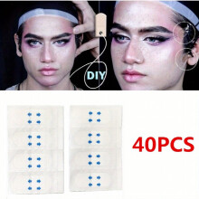 40pcs Face Lift Tapes Invisible V Face Lift Stickers Instant Makeup Face Lift Tools For Hide Double Chin Lifting Saggy Skin