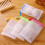 5Pcs Exfoliating Mesh Soap Pouch Foaming Net Soap Bags Drawstring Holder Bags Random 3