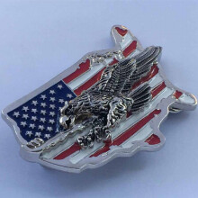 1pc Novel Style American Map Shape High Alloy Belt Buckle Eagle Series Mens Belt Buckle Item