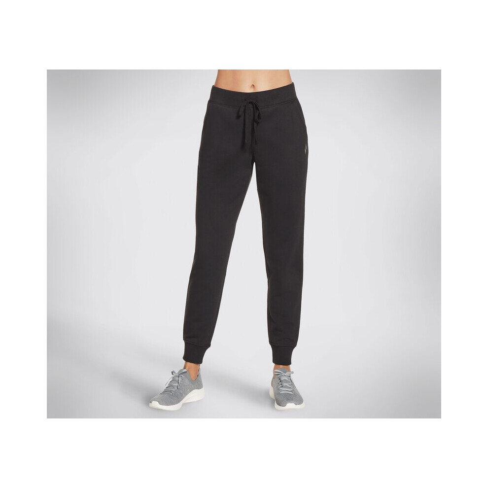 Skechers Apparel Diamond Jogger Small Black Pant