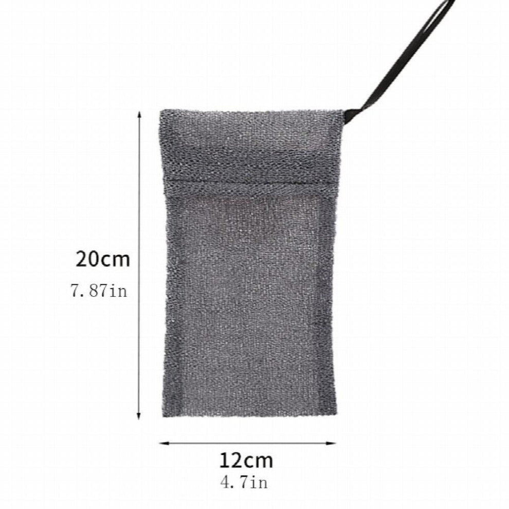 Exfoliating Soap Pouch for Body and Face Bubble Net for Shower and Bath Hand Washing and Face Cleaning Perfect for Women and Men