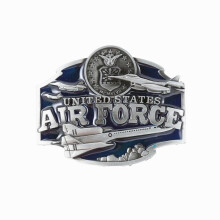 Creative Letter Airplane Pattern Military Belt Buckle Western Cowboy Belt Buckle Belts Accessories For Men