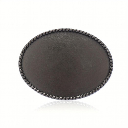 Blank Buckle Western Cowboy Belt Buckle