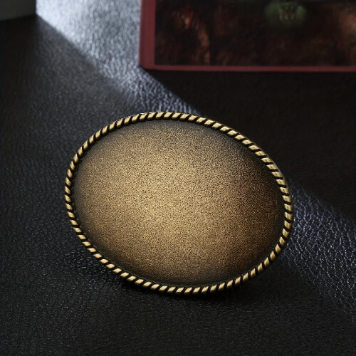 Blank Buckle Western Cowboy Belt Buckle 1