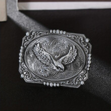 Western Cowboy Belt Buckle Eagle Carved Novelty Belt Accessories