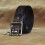 Mens Full Grain Leather Double Prong Belt 6