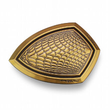 Retro Shield Belt Buckle Ancient Silver Cowboy Buckle Jean Accessories DIY Craft Superhero Shield